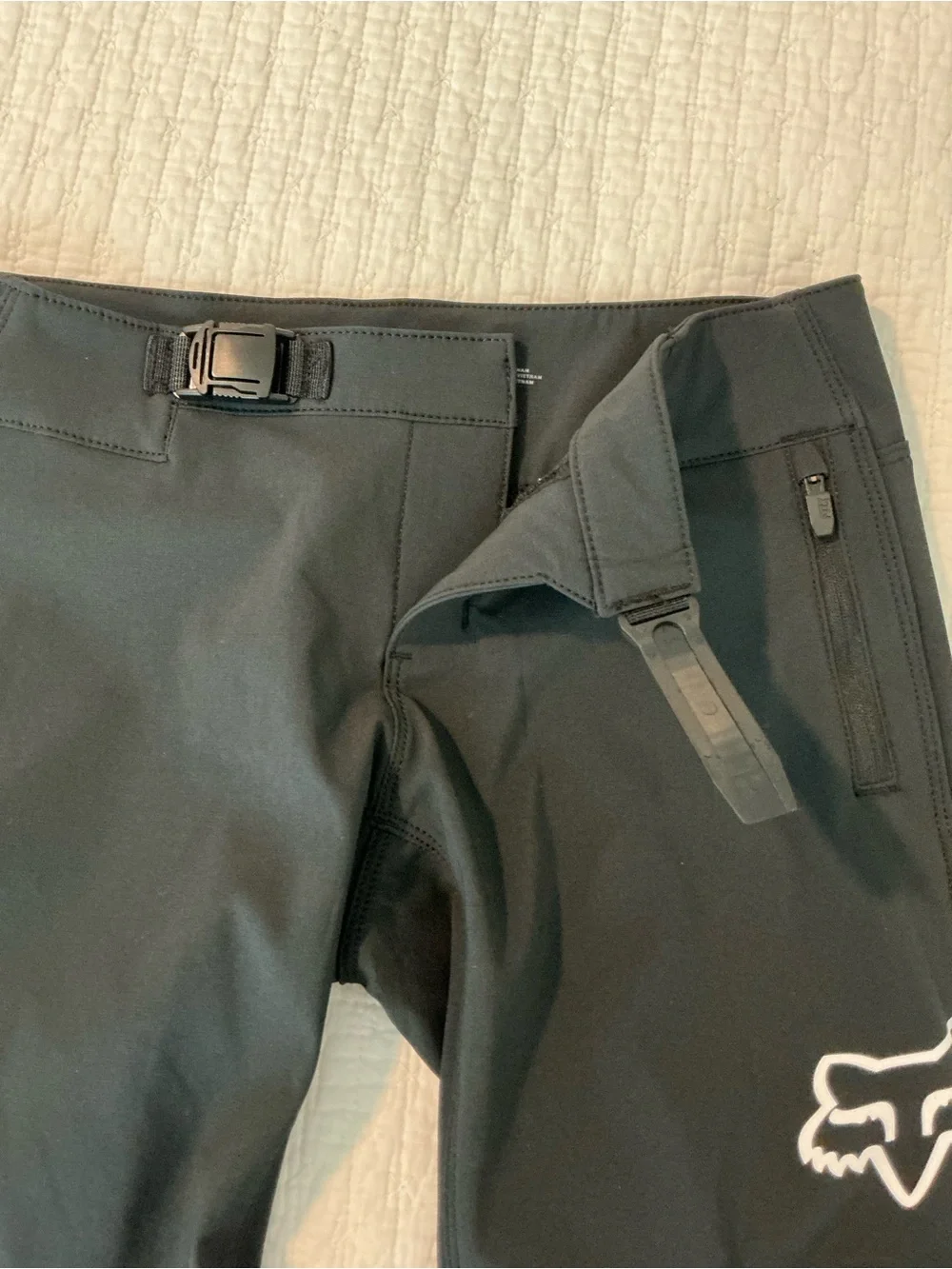 Fox Racing Defend Blk Mountain Bike Pants Y26 Stretch Ratchet Closure